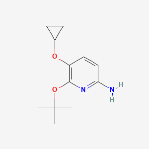 6-Tert-butoxy-5-cyclopropoxypyridin-2-amine