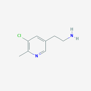 2-(5-Chloro-6-methylpyridin-3-YL)ethanamine