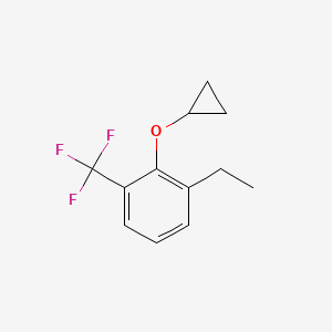 2-Cyclopropoxy-1-ethyl-3-(trifluoromethyl)benzene