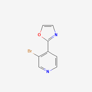 2-(3-Bromopyridin-4-YL)oxazole