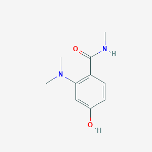 molecular formula C10H14N2O2 B15524131 2-(Dimethylamino)-4-hydroxy-N-methylbenzamide 