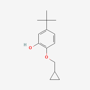 5-Tert-butyl-2-(cyclopropylmethoxy)phenol