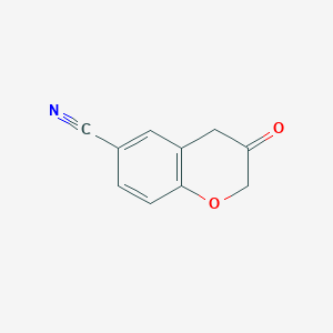 3-Oxo-3,4-dihydro-2H-1-benzopyran-6-carbonitrile