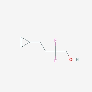 4-Cyclopropyl-2,2-difluorobutan-1-ol