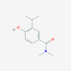 molecular formula C12H17NO2 B15524208 4-Hydroxy-3-isopropyl-N,N-dimethylbenzamide 