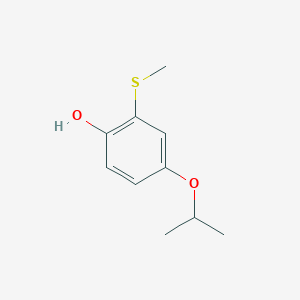 4-Isopropoxy-2-(methylthio)phenol