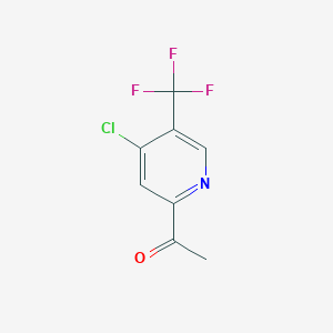 1-(4-Chloro-5-(trifluoromethyl)pyridin-2-yl)ethan-1-one