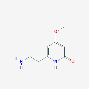 molecular formula C8H12N2O2 B15524228 6-(2-Aminoethyl)-4-methoxypyridin-2-OL 