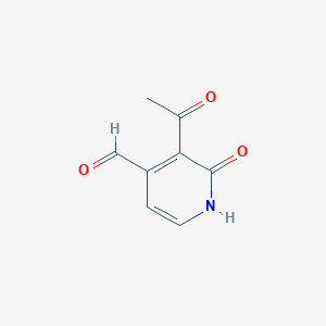 3-Acetyl-2-hydroxyisonicotinaldehyde