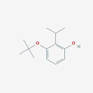 molecular formula C13H20O2 B15524257 3-Tert-butoxy-2-isopropylphenol 