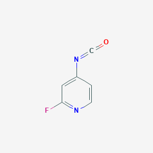 molecular formula C6H3FN2O B15524274 2-Fluoro-4-isocyanatopyridine 