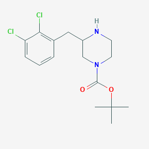 molecular formula C16H22Cl2N2O2 B15524293 3-(2,3-Dichloro-benzyl)-piperazine-1-carboxylic acid tert-butyl ester 