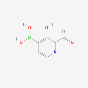 (2-Formyl-3-hydroxypyridin-4-YL)boronic acid