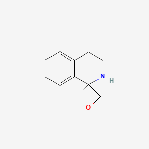 molecular formula C11H13NO B15524335 3,4-Dihydro-2H-spiro[isoquinoline-1,3'-oxetane] 