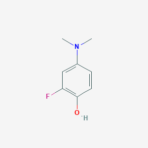 molecular formula C8H10FNO B15524342 4-(Dimethylamino)-2-fluorophenol 