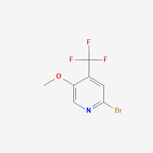 molecular formula C7H5BrF3NO B15524361 2-Bromo-5-methoxy-4-(trifluoromethyl)pyridine 