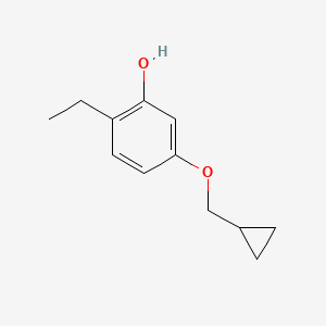 5-(Cyclopropylmethoxy)-2-ethylphenol