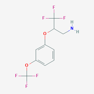 3,3,3-Trifluoro-2-(3-trifluoromethoxy-phenoxy)-propylamine