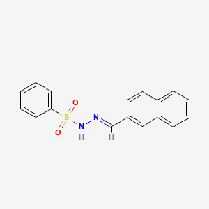 molecular formula C17H14N2O2S B15524438 N'-[(E)-naphthalen-2-ylmethylidene]benzenesulfonohydrazide 