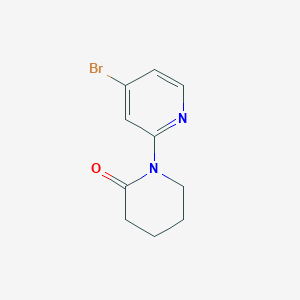 1-(4-Bromopyridin-2-YL)piperidin-2-one