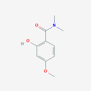 molecular formula C10H13NO3 B15524519 2-Hydroxy-4-methoxy-N,N-dimethylbenzamide 