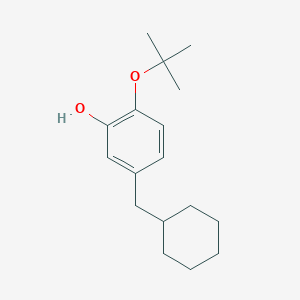 2-Tert-butoxy-5-(cyclohexylmethyl)phenol