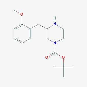 molecular formula C17H26N2O3 B15524530 3-(2-Methoxy-benzyl)-piperazine-1-carboxylic acid tert-butyl ester 