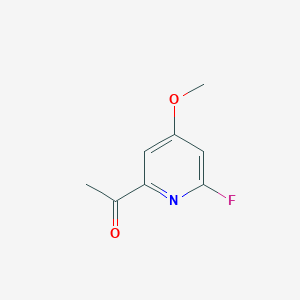 1-(6-Fluoro-4-methoxypyridin-2-YL)ethanone