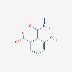 molecular formula C9H9NO3 B15524547 2-Formyl-6-hydroxy-N-methylbenzamide 