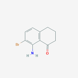 8-Amino-7-bromo-3,4-dihydronaphthalen-1(2H)-one