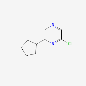 molecular formula C9H11ClN2 B15524594 2-Chloro-6-cyclopentylpyrazine 