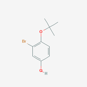 molecular formula C10H13BrO2 B15524601 3-Bromo-4-(tert-butoxy)phenol 