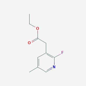 Ethyl 2-(2-fluoro-5-methylpyridin-3-YL)acetate