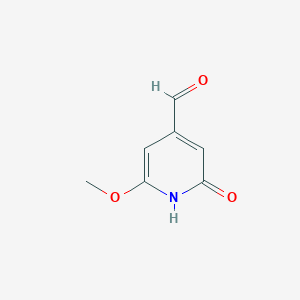 2-Hydroxy-6-methoxyisonicotinaldehyde