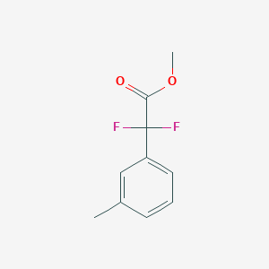 molecular formula C10H10F2O2 B15524681 Methyl difluoro(3-methylphenyl)acetate 