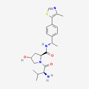 (2S,4R)-1-((S)-2-Amino-3-methylbutanoyl)-4-hydroxy-N-((S)-1-(4-(4-methylthiazol-5-yl)phenyl)ethyl)pyrrolidine-2-carboxamide