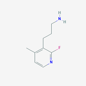 molecular formula C9H13FN2 B15524708 3-(2-Fluoro-4-methylpyridin-3-YL)propan-1-amine 