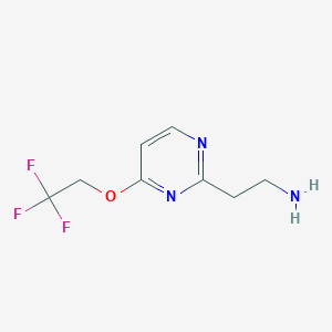 2-[4-(2,2,2-Trifluoroethoxy)pyrimidin-2-YL]ethanamine