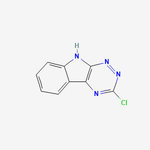 molecular formula C9H5ClN4 B15524753 3-Chloro-9H-[1,2,4]triazino[6,5-B]indole 