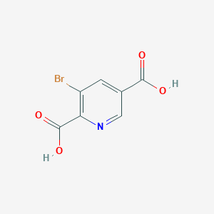 molecular formula C7H4BrNO4 B15524778 3-Bromopyridine-2,5-dicarboxylic acid 