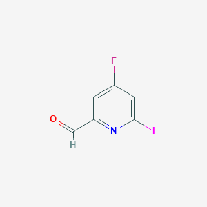 4-Fluoro-6-iodopicolinaldehyde