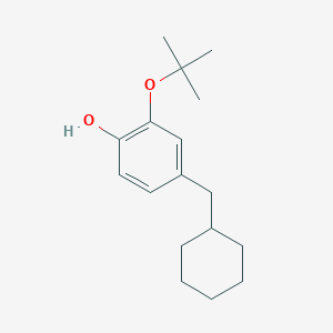 molecular formula C17H26O2 B15524804 2-Tert-butoxy-4-(cyclohexylmethyl)phenol 