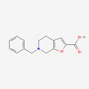 6-Benzyl-4,5,6,7-tetrahydrofuro[2,3-C]pyridine-2-carboxylic acid