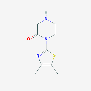 molecular formula C9H13N3OS B15524827 1-(4,5-Dimethyl-thiazol-2-YL)-piperazin-2-one 