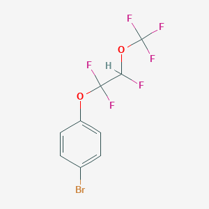 molecular formula C9H5BrF6O2 B15524863 1-Bromo-4-[1,1,2-trifluoro-2-(trifluoromethoxy)ethoxy]benzene 