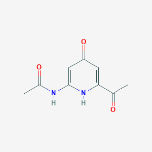 N-(6-Acetyl-4-hydroxypyridin-2-YL)acetamide