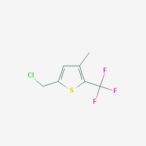 5-(Chloromethyl)-3-methyl-2-(trifluoromethyl)thiophene