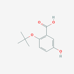 molecular formula C11H14O4 B15524902 2-Tert-butoxy-5-hydroxybenzoic acid 