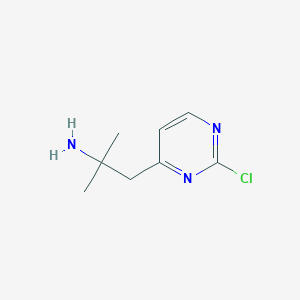 1-(2-Chloropyrimidin-4-YL)-2-methylpropan-2-amine