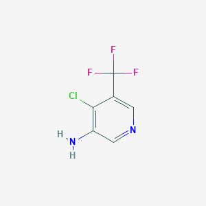 molecular formula C6H4ClF3N2 B15524916 4-Chloro-5-(trifluoromethyl)pyridin-3-amine 